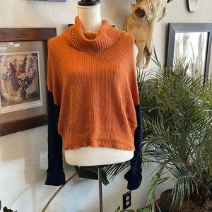 Splendid block color sweater.